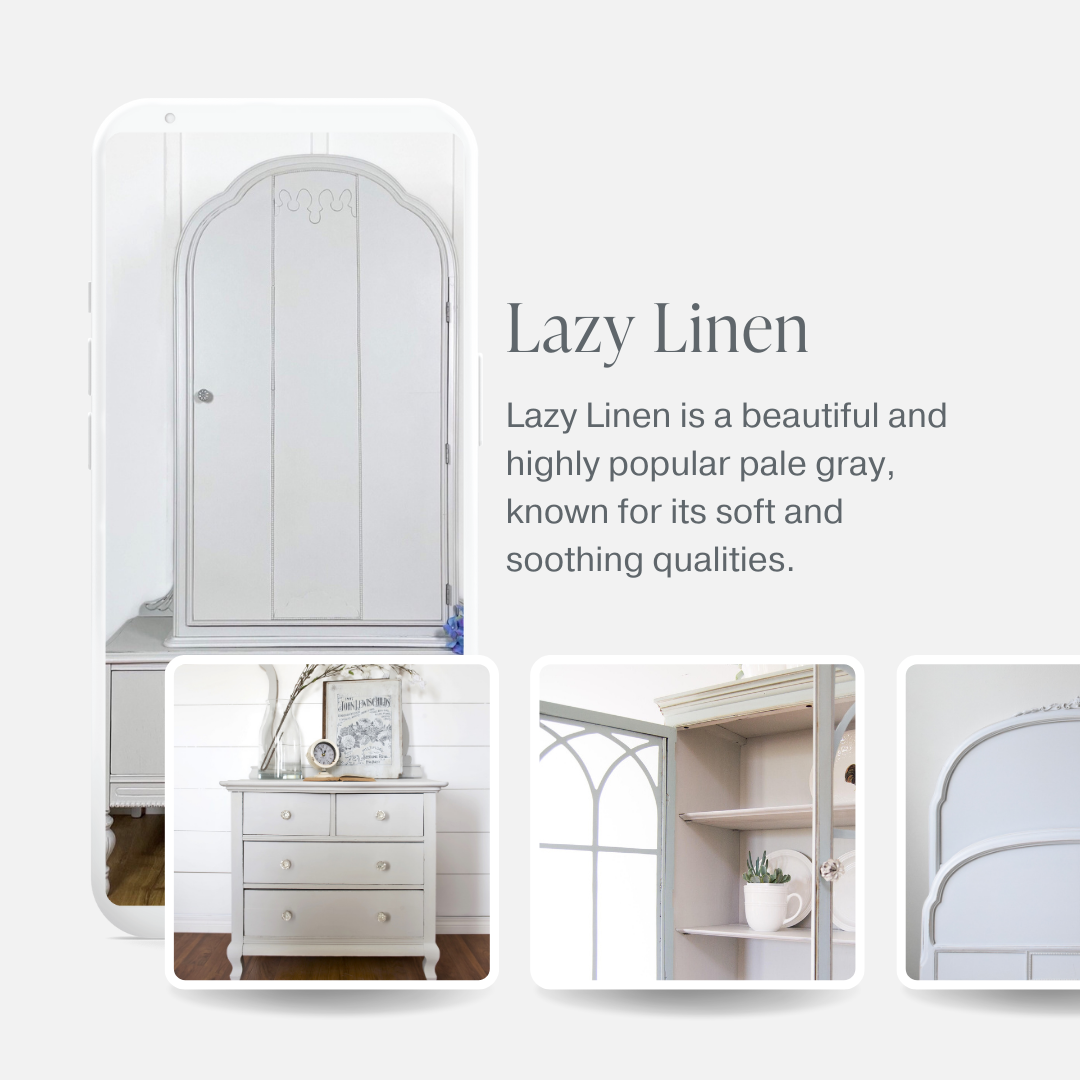 Country Chic Paint - Wholesale Furniture Wax/Paint - Lazy Linen - Chalk Style Paint for Furniture & Home Decor4