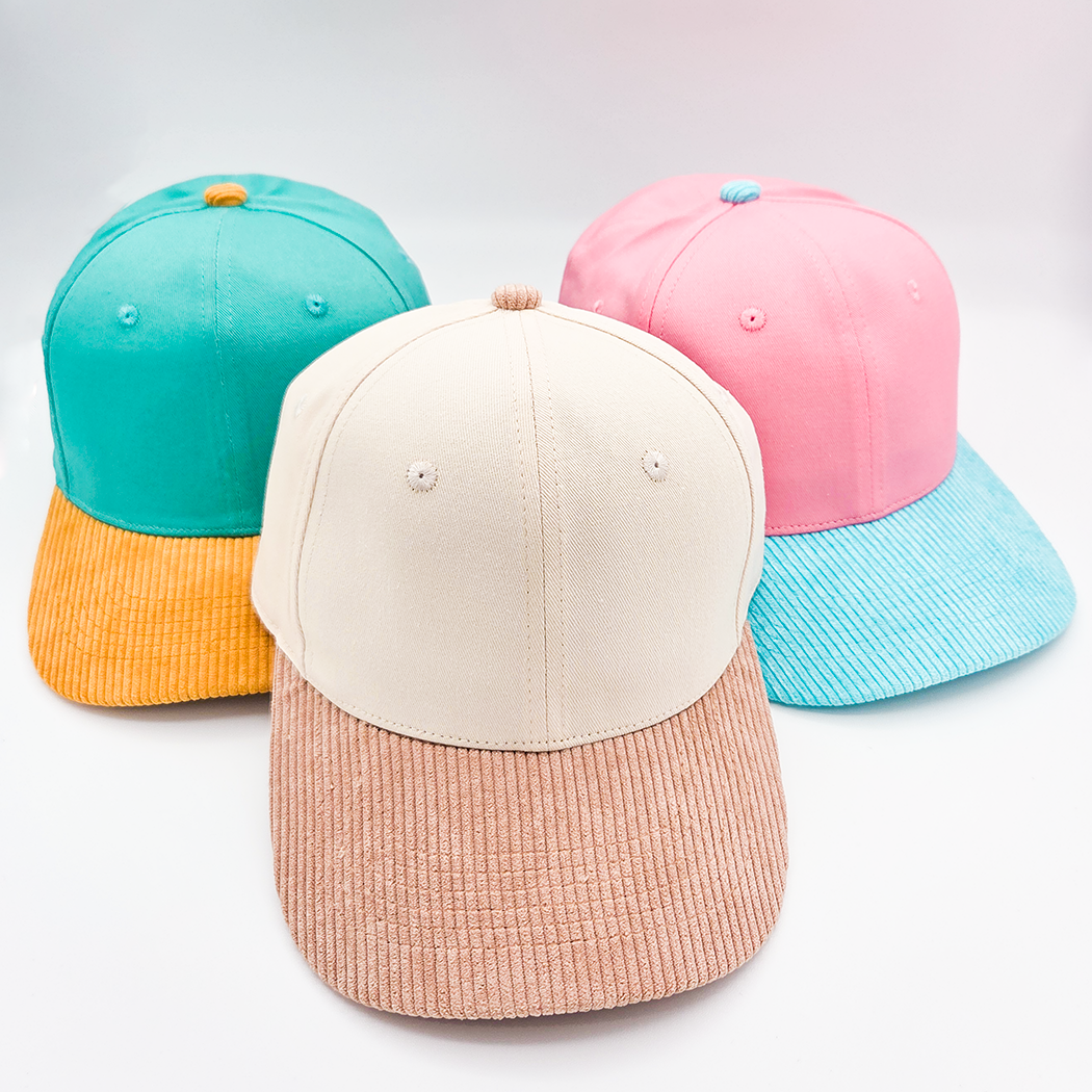 Trendy Transfers - Wholesale Sublimation Transfer - Structured Corduroy Bill Hat4