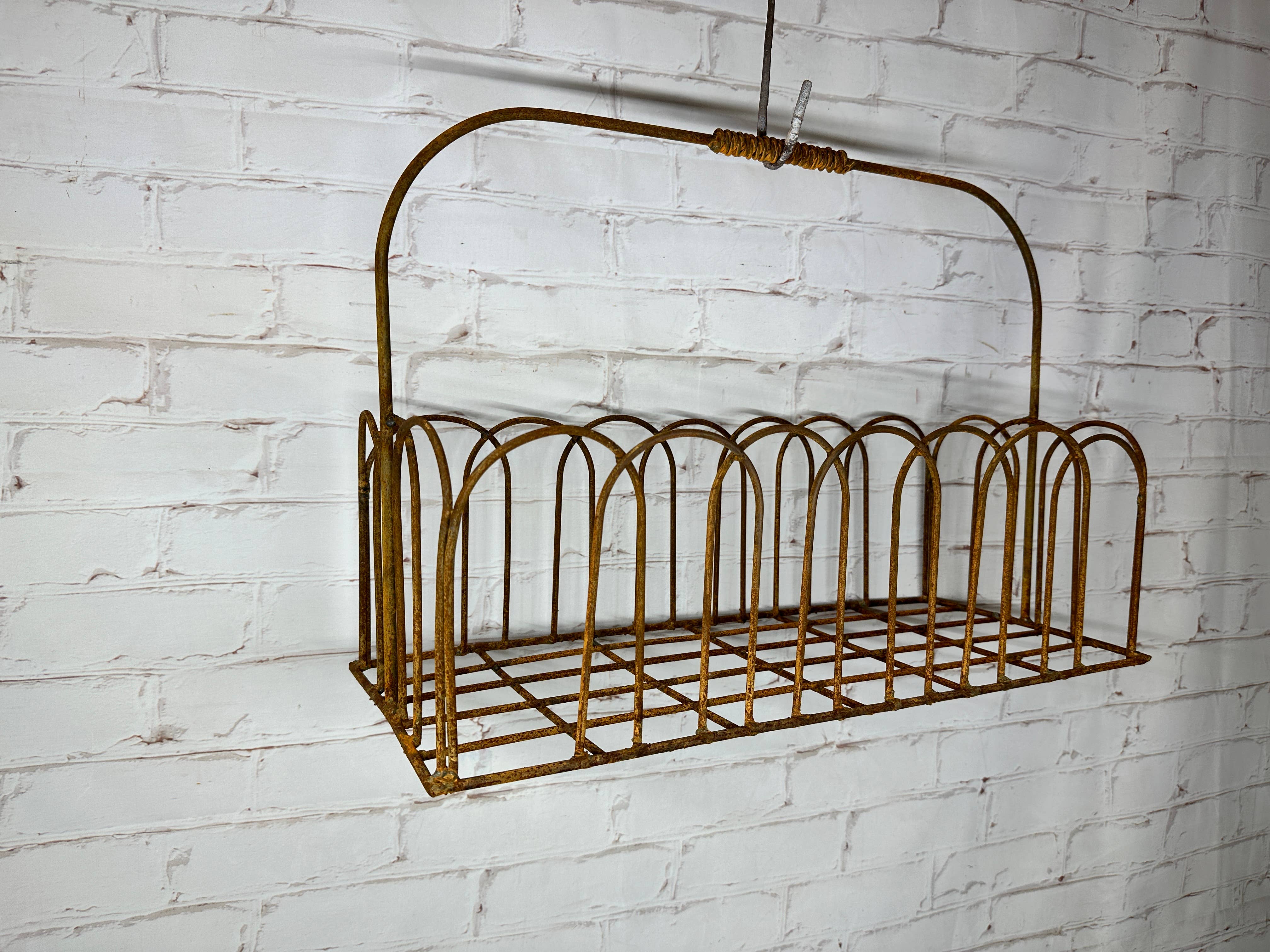 Garden Iron And More - Wholesale Hanging Planter - Wrought Iron Rectangle Basket with Handle Planter Basket4