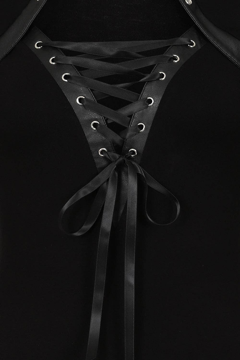 Necessary Evil (Kate's Clothing Ltd T/As) - Vendita all'ingrosso Camicetta - Donna - Necessary Evil Dione - Top a maniche lunghe con lacci4