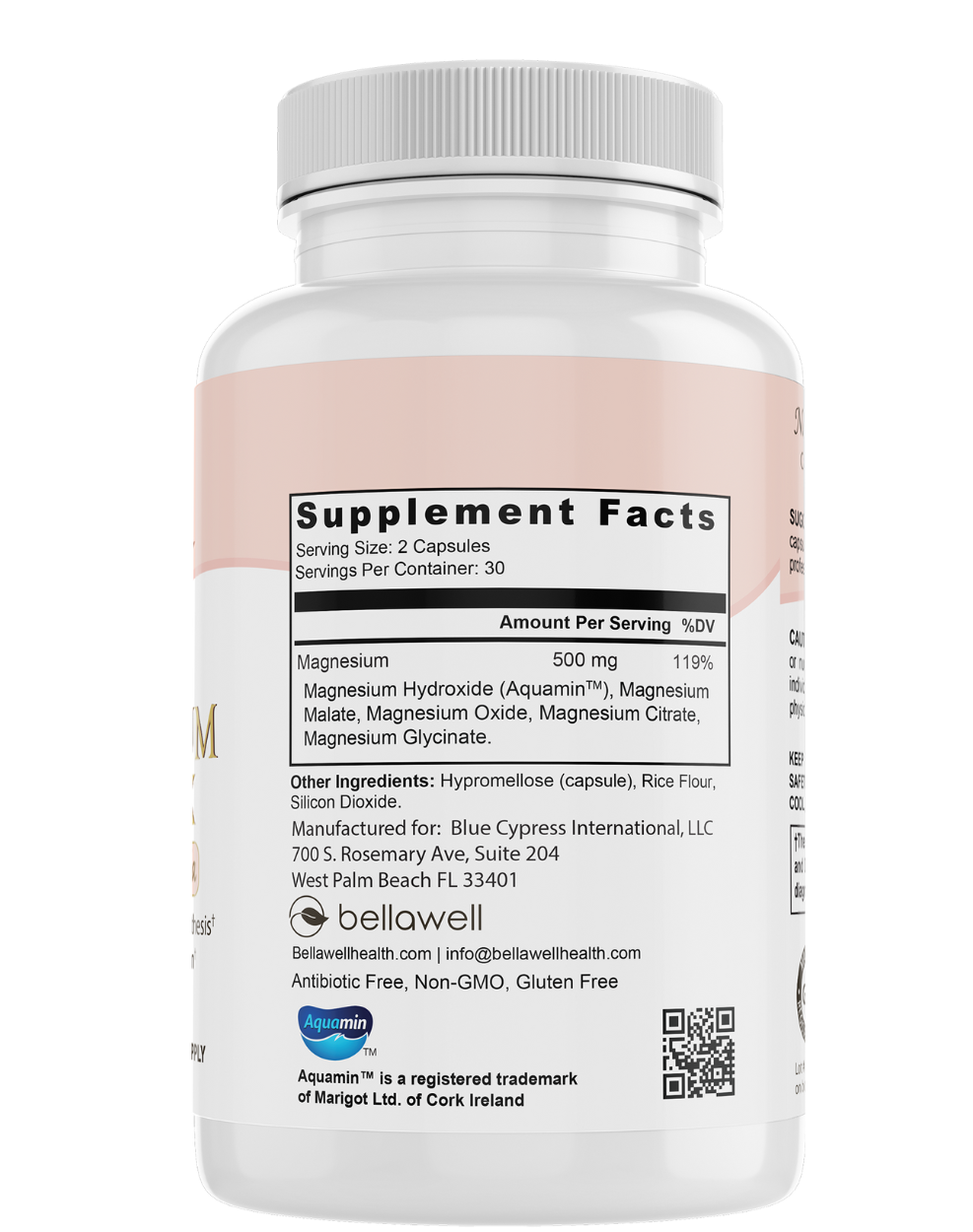 BELLAWELL - Wholesale Oral Supplement/Vitamin - Magnesium Complex1