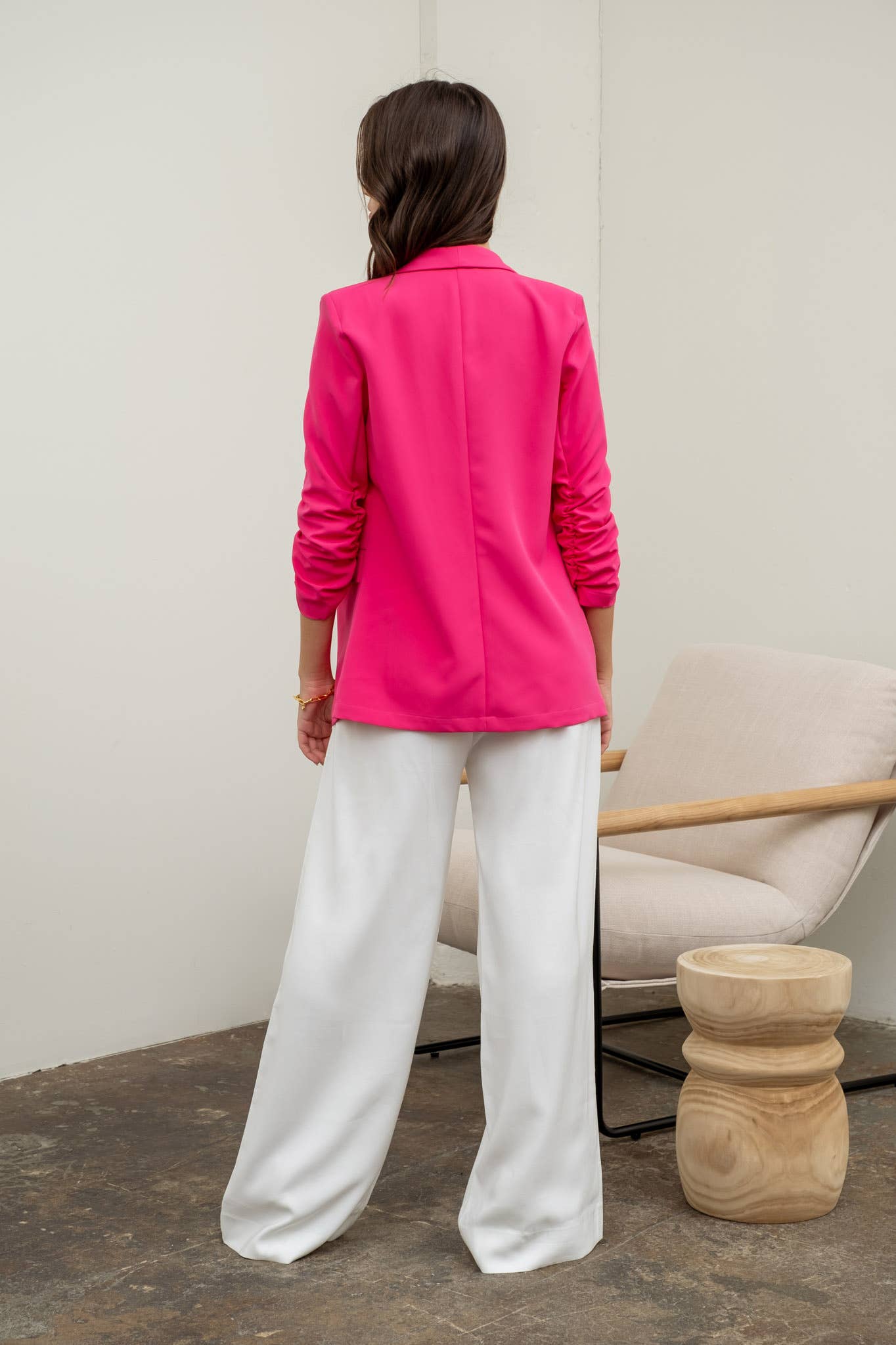 The Workshop Studio – Blazer - Mulher por atacado – BLAZER COM MANGA 3/4 DE MANGA COMPRIDA17