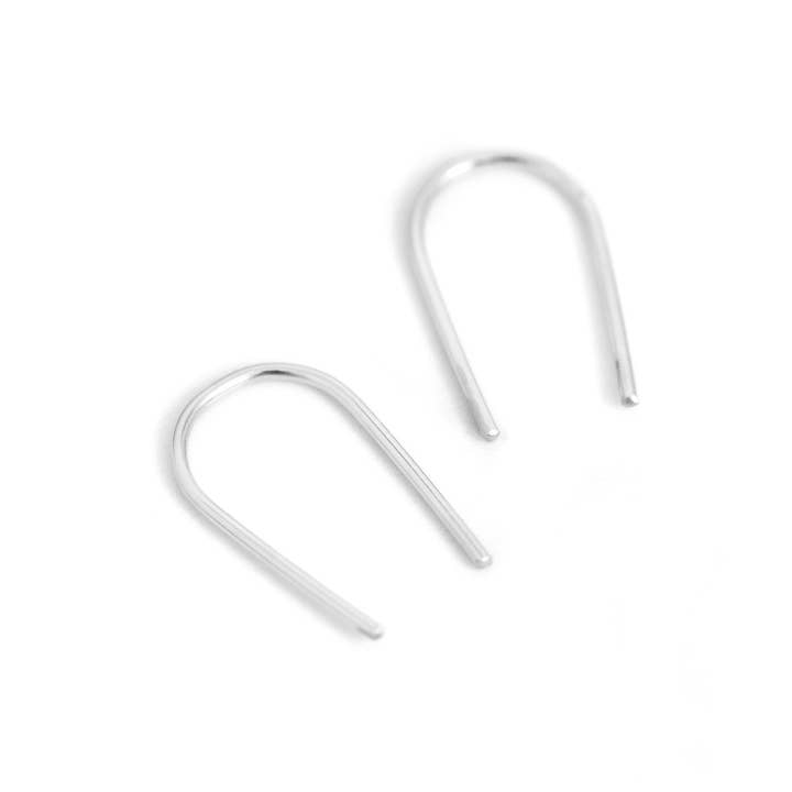 Barberry & Lace Handmade Jewelry - Wholesale Dangle Earrings - Open Arc Earrings | 14k Gold Fill & Sterling Silver