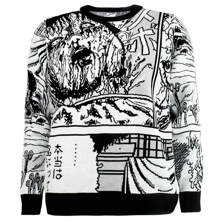 Heroes Inc. Europe B.V. - Wholesale Knit Sweater - Unisex - Junji-Ito - Collage Knitted Jumper