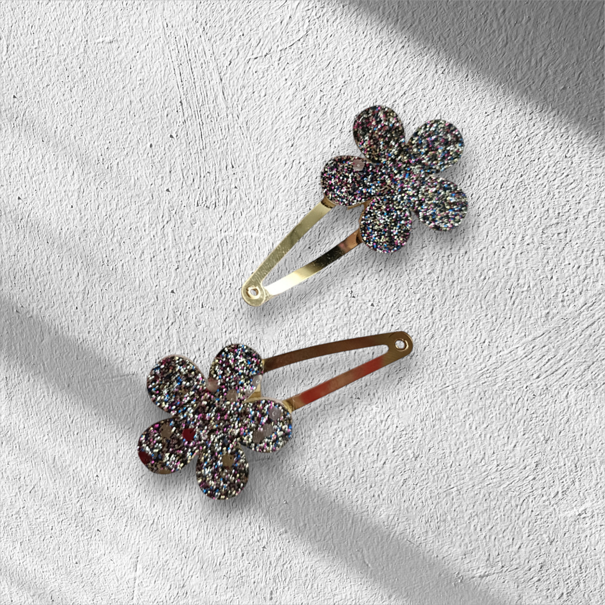 Kids4trendy - Wholesale Hair Clip - Kids - Glitter flower girl mega pack6