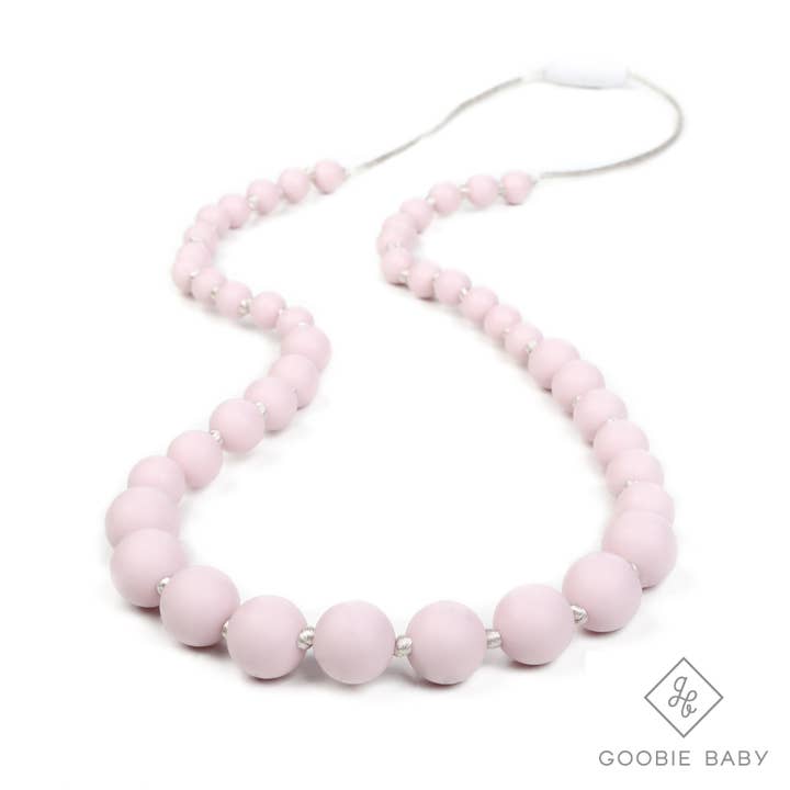 Goobie Baby - Vente Collier de dentition – bébé - Audrey Collier de dentition - Quartz Rose6