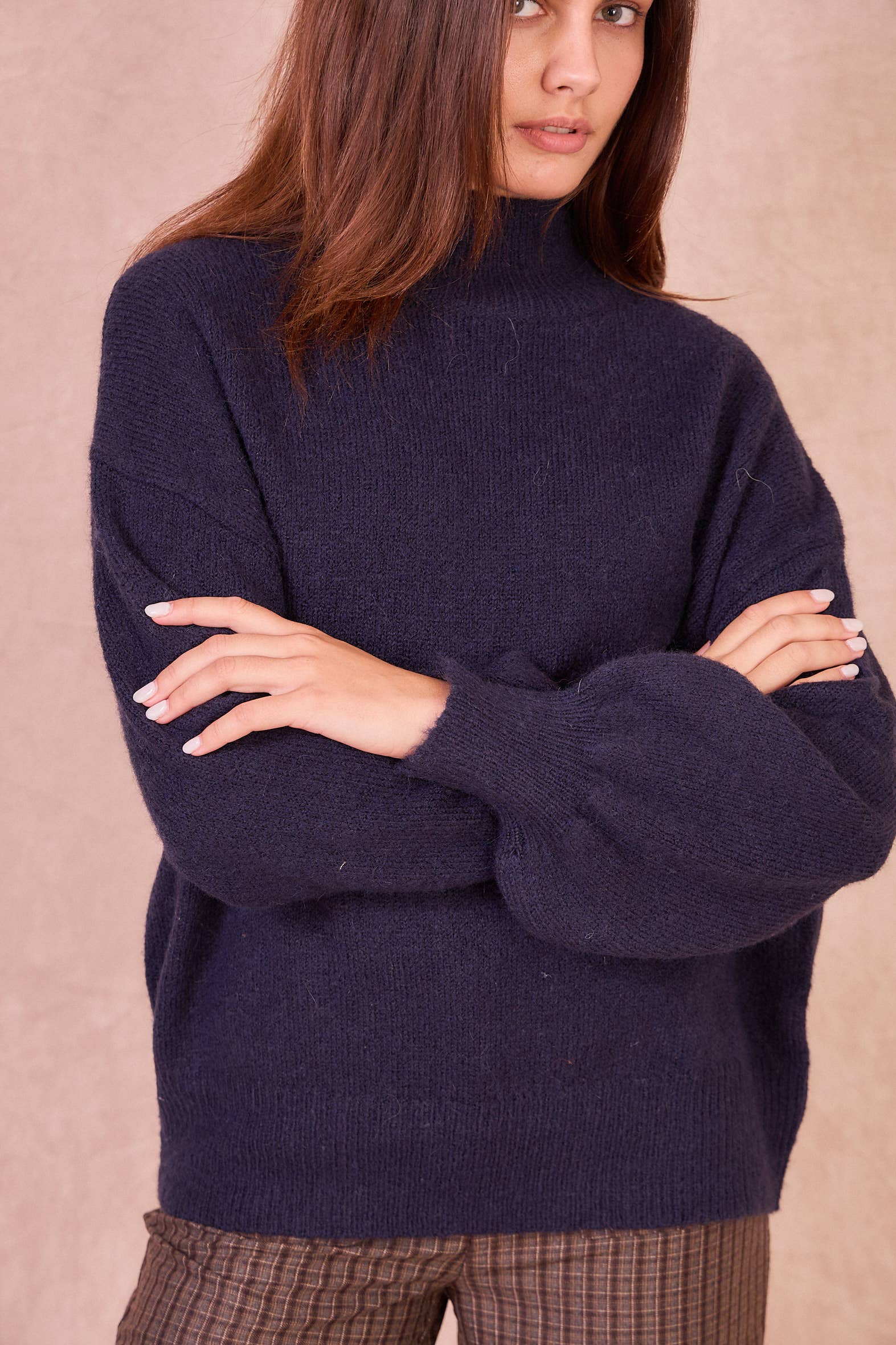 Calie Paris – wholesale Knitted jumper – Women′s – MANUELLA Sweater – Soft Balloon Sleeve Knit11