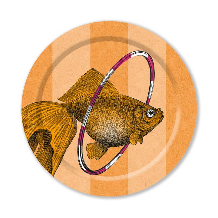 Mini Tablet / Base - Peixinho Dourado Hula por atacado de Pabuku