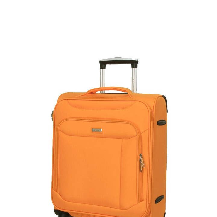 Infinity Leather (Upperclass Fashions Ltd) – wholesale Luggage – Soft Lightweight Dual 4 Wheel Suitcase Luggage