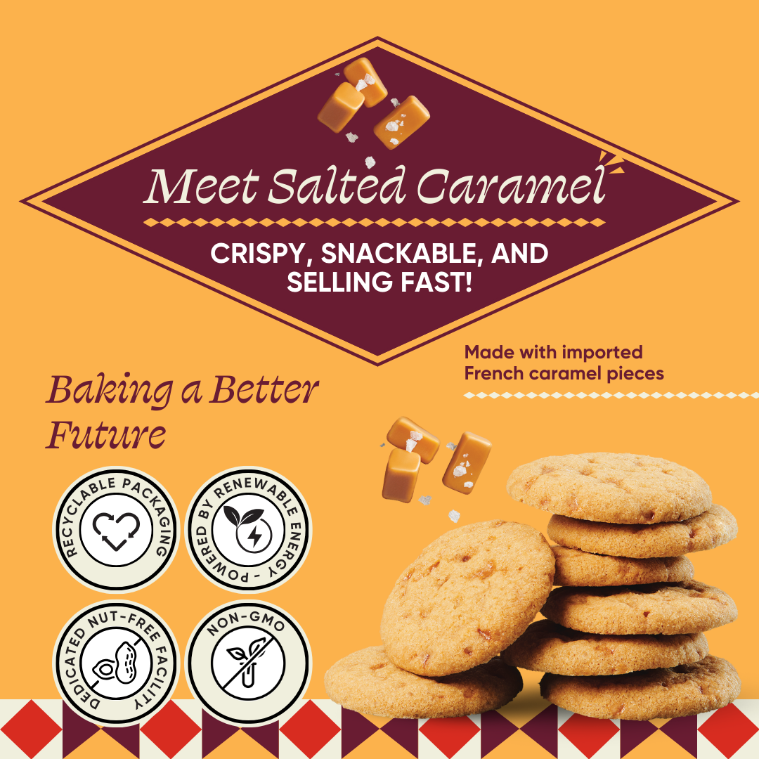Fancypants Baking Co. - Wholesale Cookie - Salted Caramel Cookies | Premium Snacks | 12 pack | 5oz3