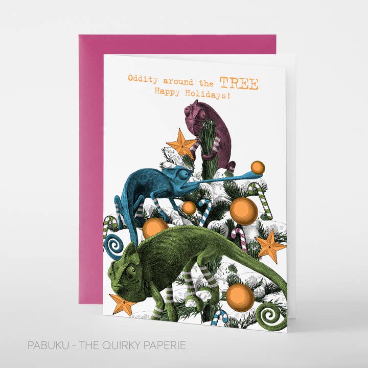 Oddity Tree | Christmas Card for wholesale by Pabuku