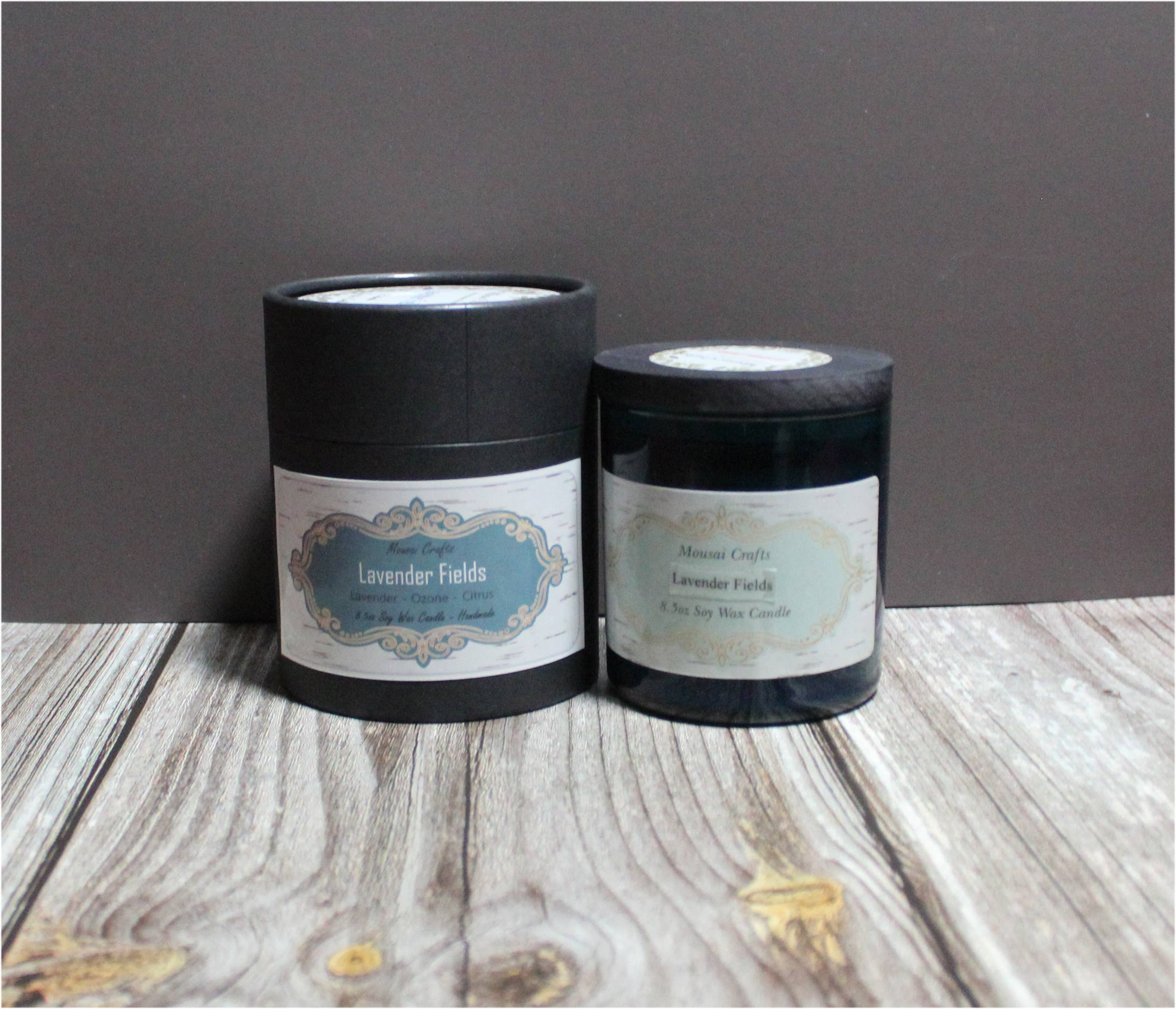 Mousai Crafts - Wholesale Jar/Filled Candle - Lavender Fields 8.5oz Soy Wax Candle8