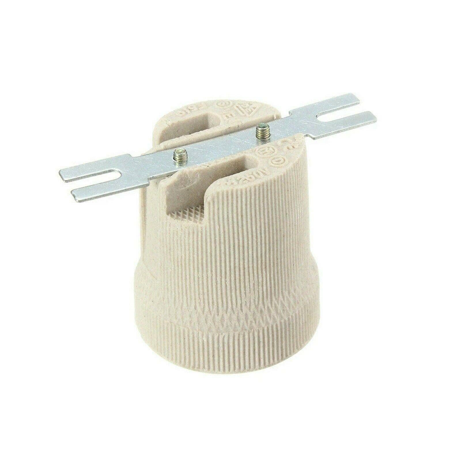 Ledsone - Vente Ampoule/spot - Douille d'ampoule à vis Edison vintage ES E27 en porcelaine céramique0