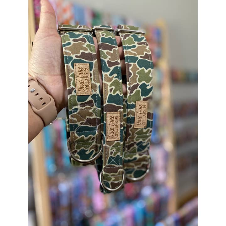 Dixie Lane Collars - Wholesale Pet Collar - Dog - Camo Marsh Dog Collar, Duck Camo, Camouflage
