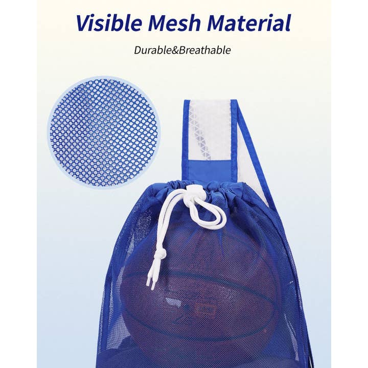 wandf - Wholesale Beach Bag - Mesh Drawstring Bag Swim Bag Quick-Dry Shoulder Strap38