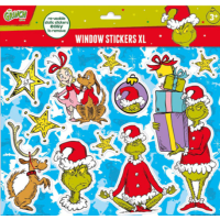 Robbie Toys Ltd – wholesale Sticker – Child & baby – Grinch Window Stickers0