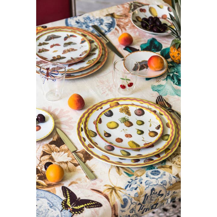 Vito Nesta Grand Tour - Wholesale Serving Plate - Cabinet de Curiosités 6 porcelain placemats #21