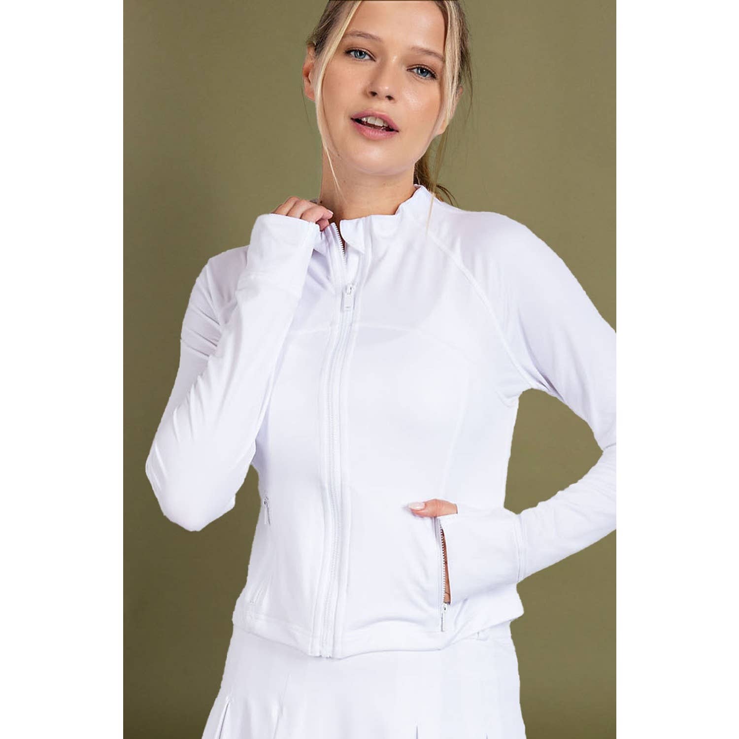 Rae Mode - Wholesale Athletic Jacket - Women's - BUTTER LONG SLEEVE CROP DEFINE JACKET5