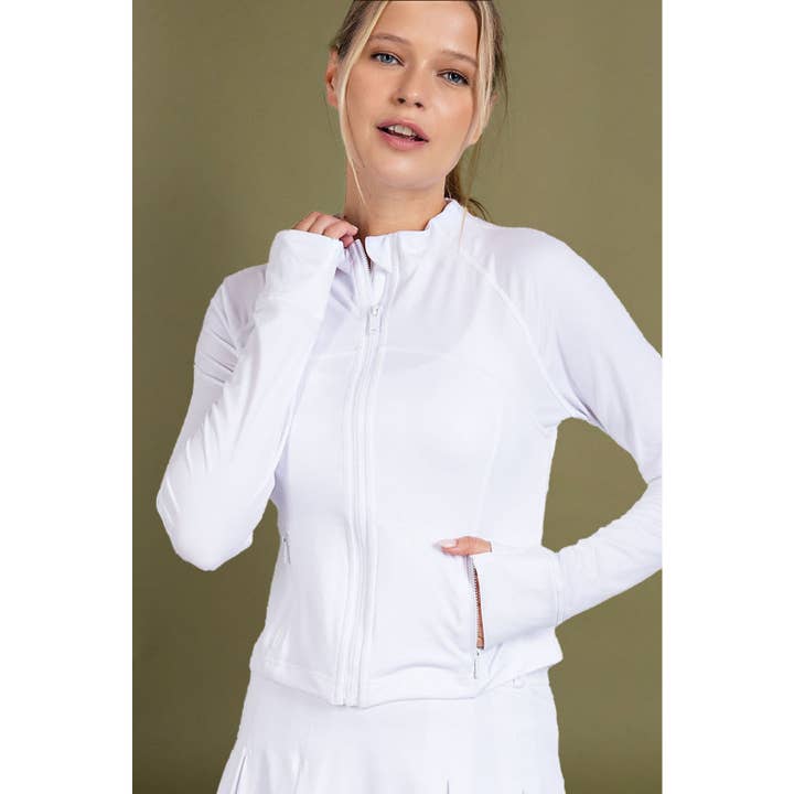 Rae Mode - Wholesale Athletic Jacket - Women's - BUTTER LONG SLEEVE CROP DEFINE JACKET5