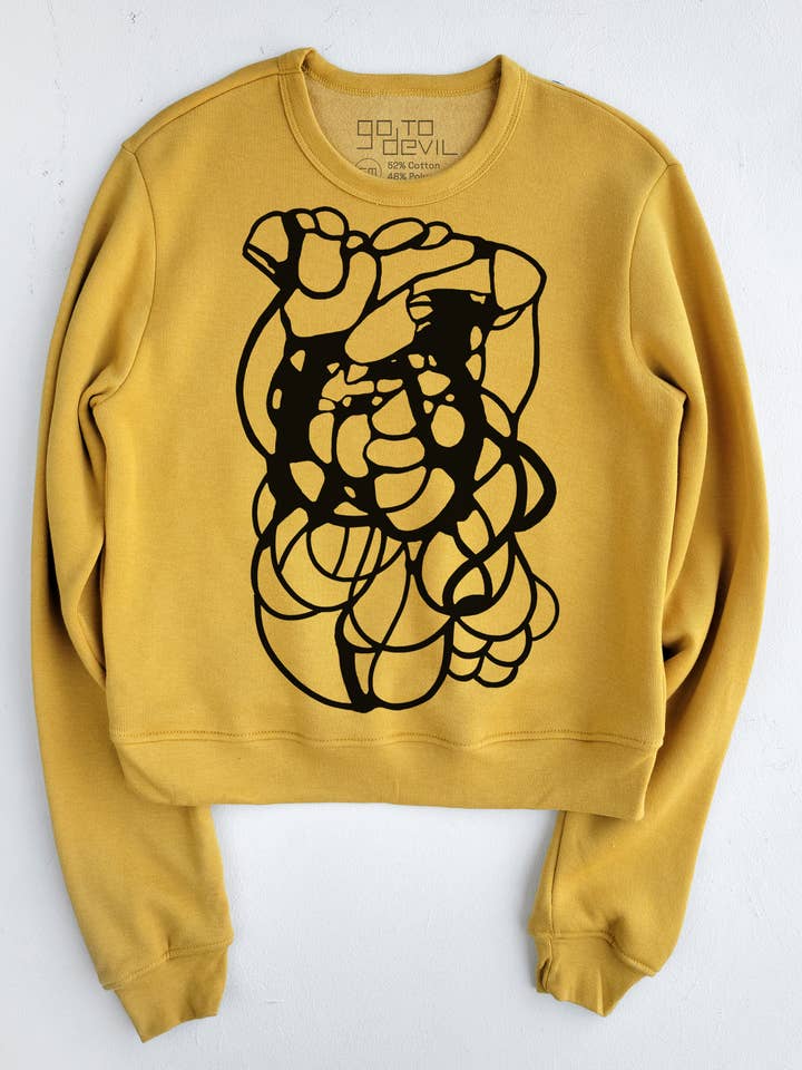 Scribble Kara Fleece Sweatshirt for wholesale by Go To Devil