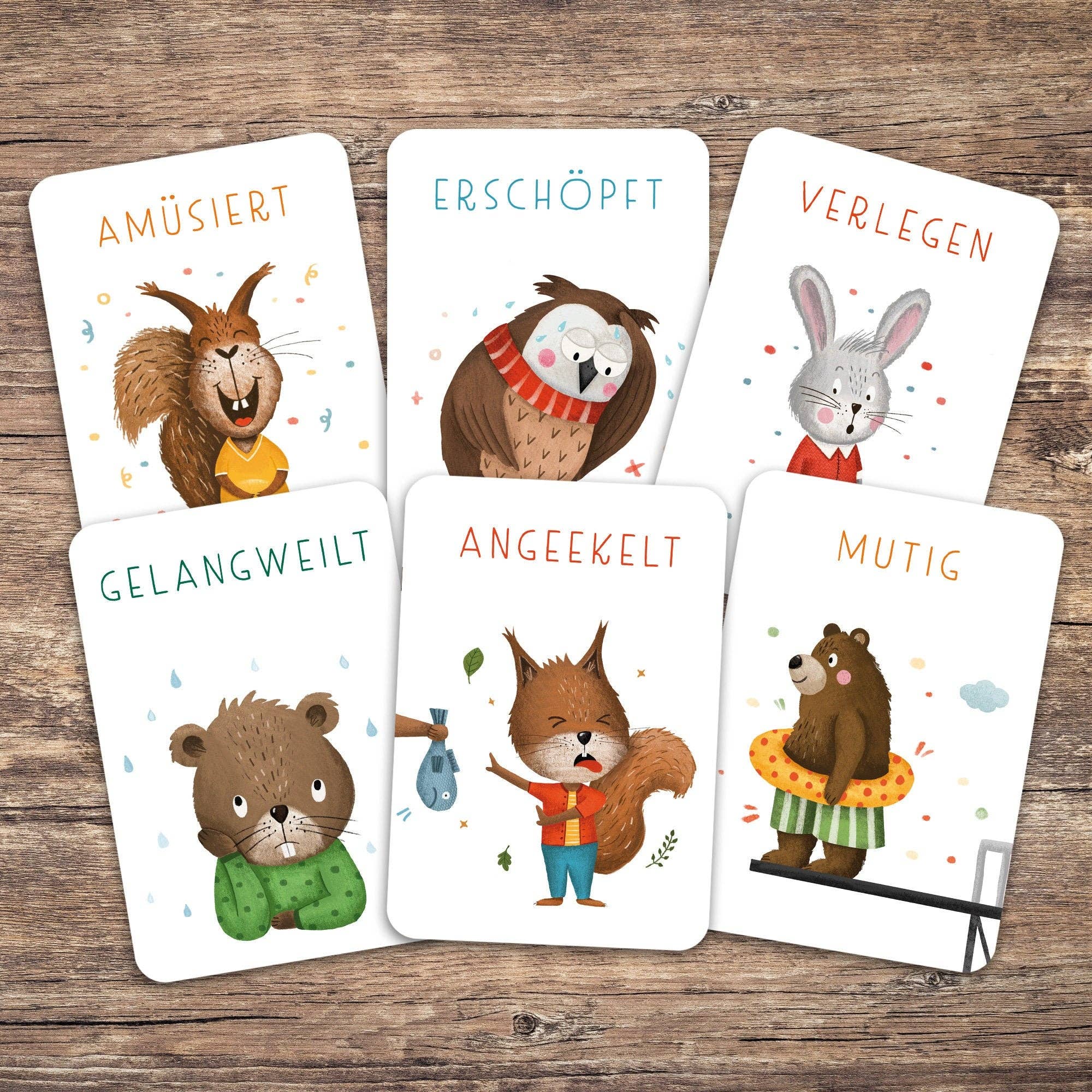 Rüsselfuchs - Wholesale Learning Cards - Kids & Baby - Emotion Cards for Children "Strong Feelings"4