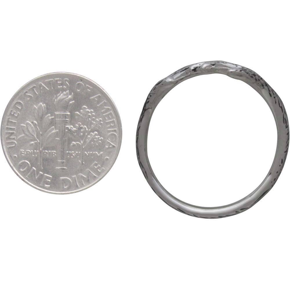 Nina Designs – wholesale Cocktail/Statement Ring – Sterling silver eller brons justerbar hornring4