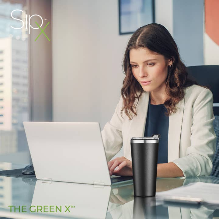 SipX - Wholesale Coffee/Tea Cup - Triple-Insulated Coffee Tumblers - 16oz, Stainless Steel