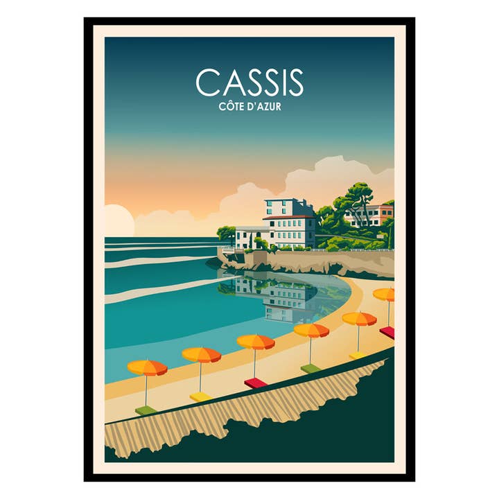 Cassis Côte d'Azur France Poster for wholesale by Places of Art