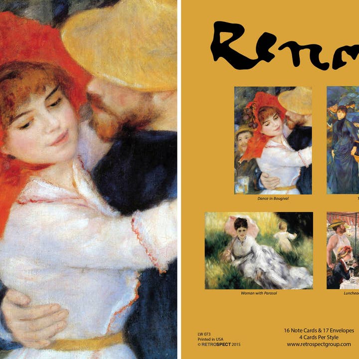 Renoir Notecard - Boxset voor wholesale door The Retrospect Group Collection