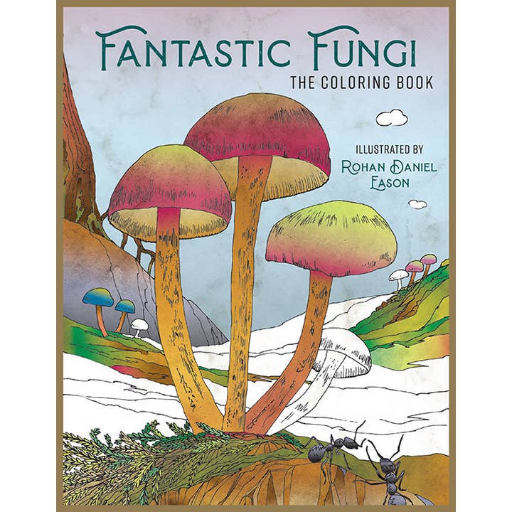 Insight Editions - Wholesale Coloring Book - Adult - Fantastic Fungi: The Coloring Book