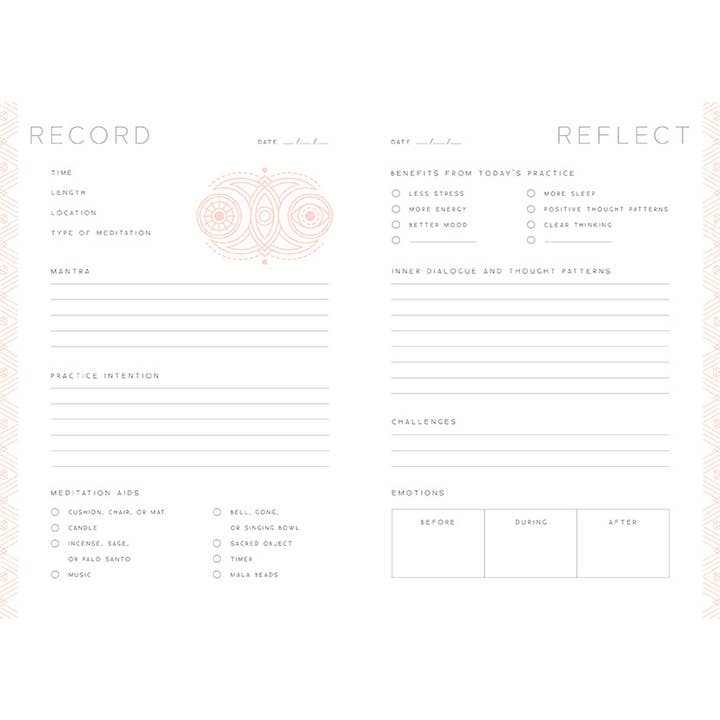 Insight Editions - #1 Pop Culture Publisher - Wholesale Journal/Diary - Meditation: A Day and Night Reflection Journal3
