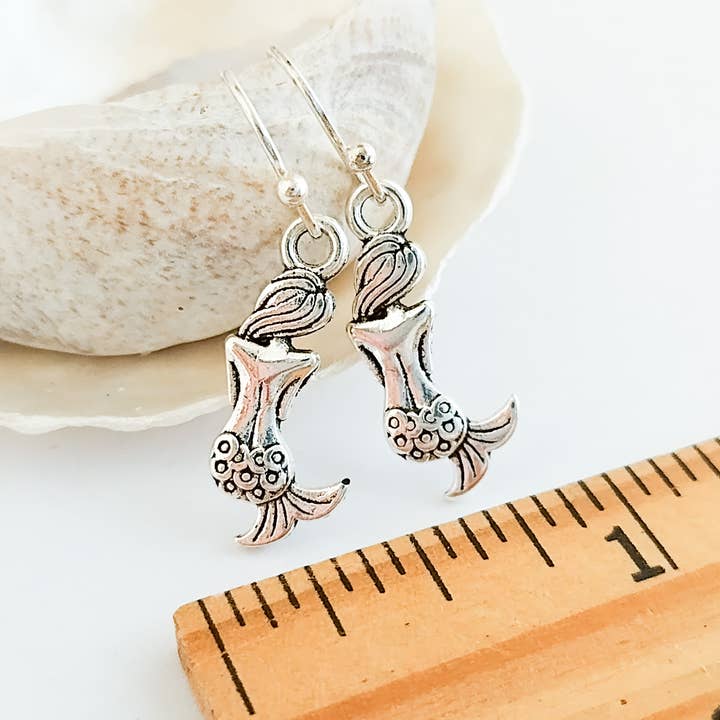 Piccadilly Pendants - Wholesale Dangle Earrings - Tiny Mermaid Earrings