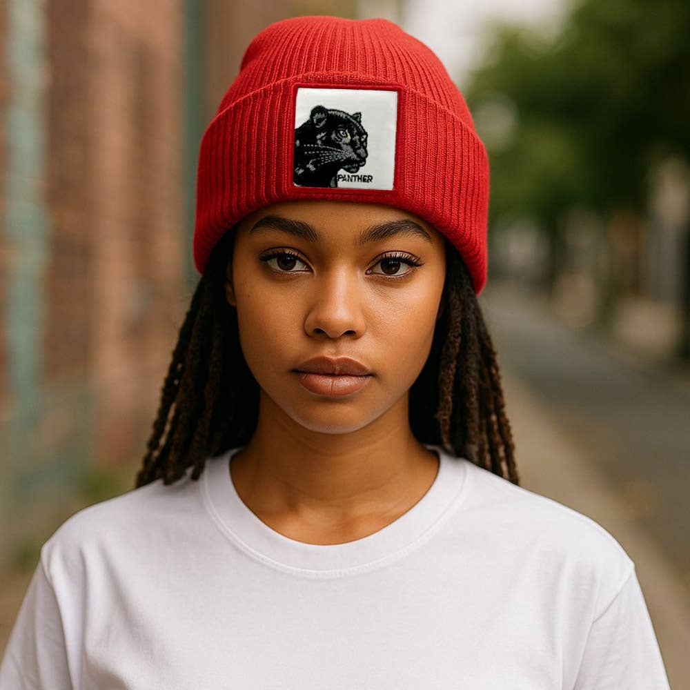 Sensibling Corp. - Wholesale Beanie - Women's - 12PCS - Panther Patch Winter Beanie Hats2