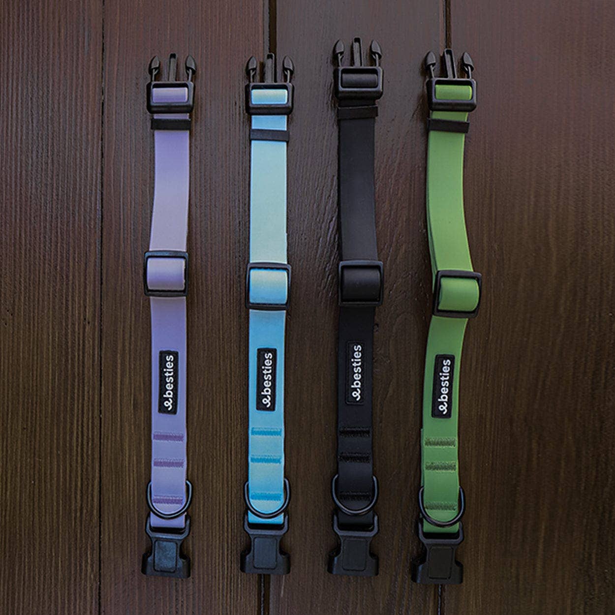 Besties Pets - Vente Collier – chien - Collier pour chien ajustable imperméable bleu ciel4