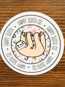 Floral Sticker Pack for wholesale by Happy Sloth Co.