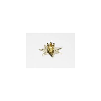 Biedermann & Sons - Wholesale Candle Holder - Gold Star for 1/2" diameter Candle Holder - box of 100