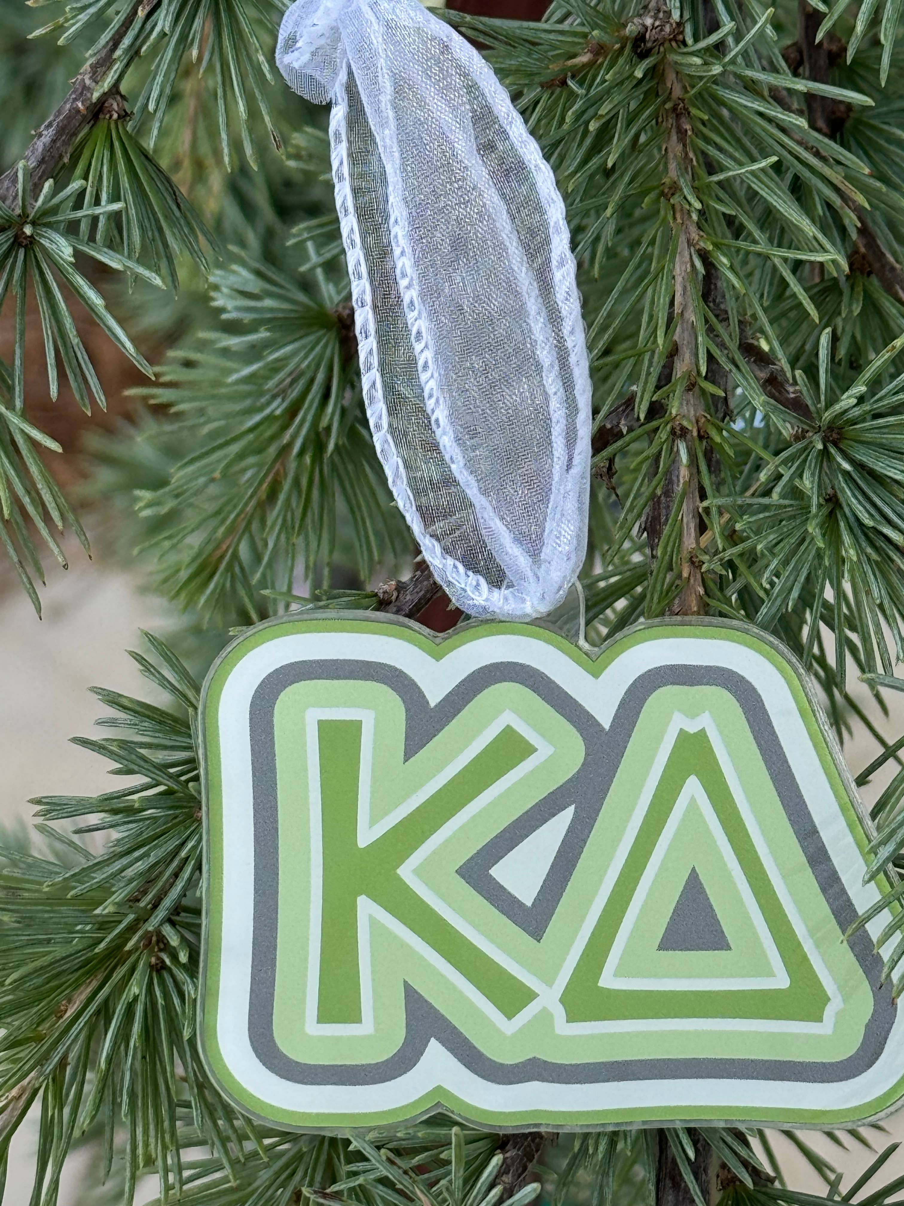 Buttongirl99 - Wholesale Ornament - Sorority acryl kerstornament - 19 opties8