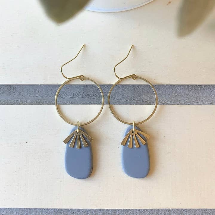 Clover + Coast Designs - Wholesale Dangle Earrings - Petal - Polymer Clay Dangle