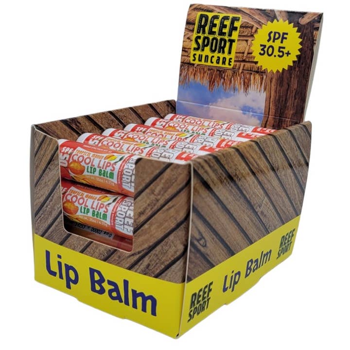 Reef Sport Suncare - Wholesale Lip Balm - REEF LIP BALM SPF 50 - .15z - Counter Display3