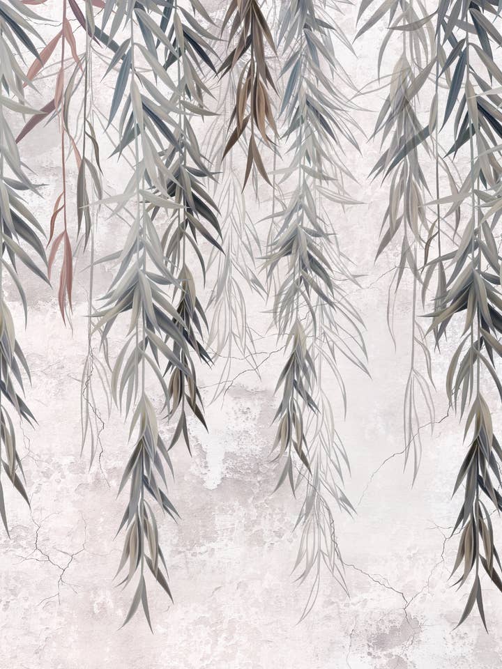 Peinture murale en forme de palmier sec pour la vente par PIPAPEL