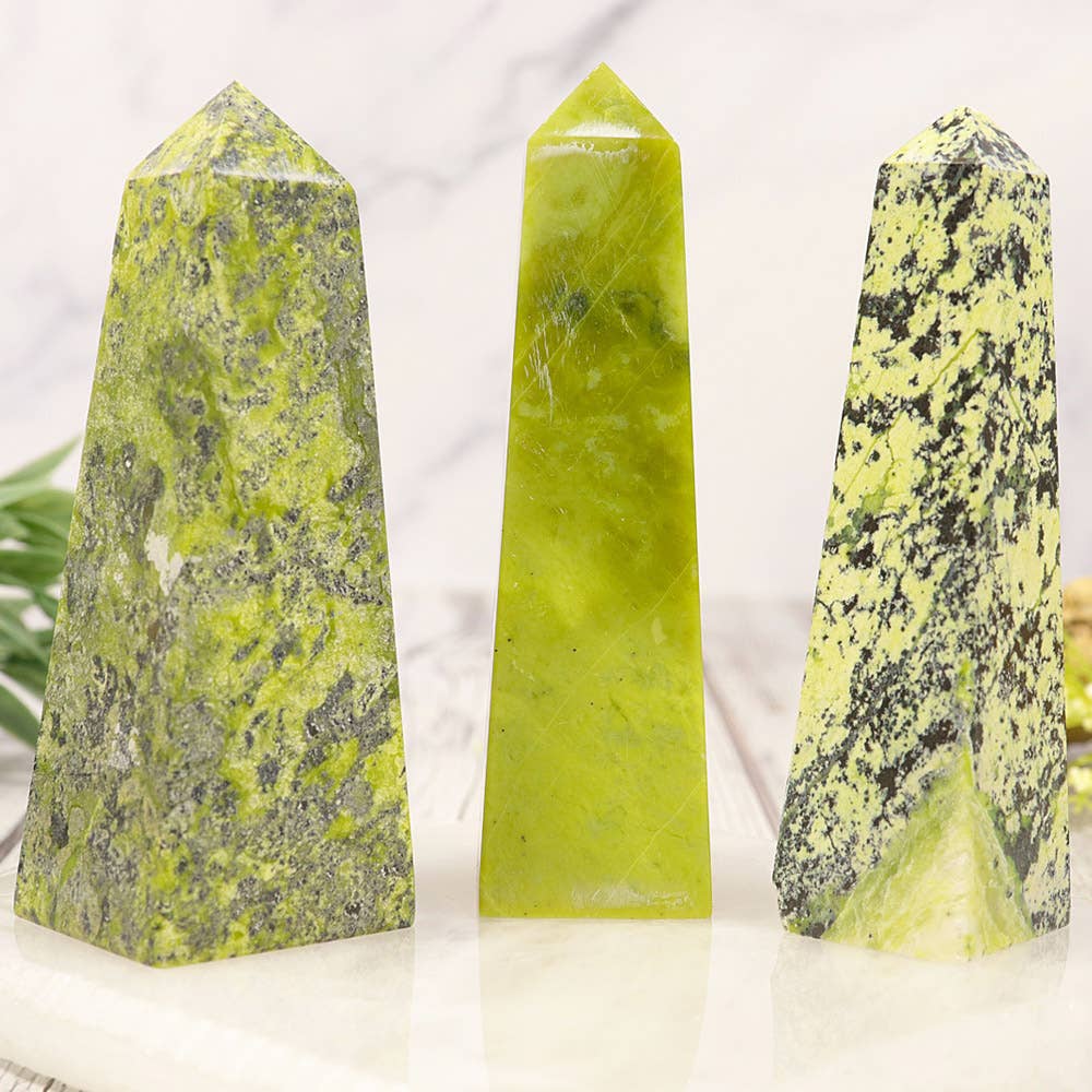 Natures Artifacts Inc - Wholesale Spiritual Stone/Crystal - Beautiful Serpentine Towers4