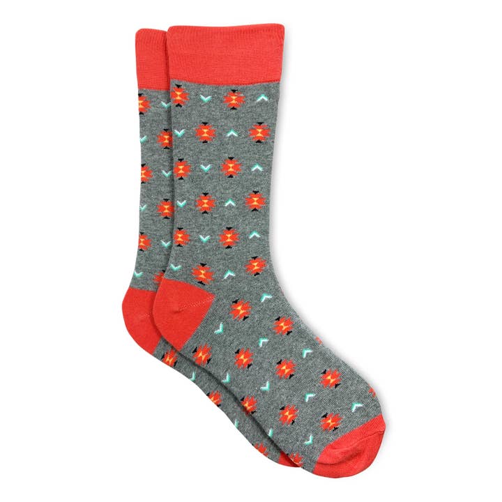 Astecas vermelhos e verdes por atacado de Society Socks