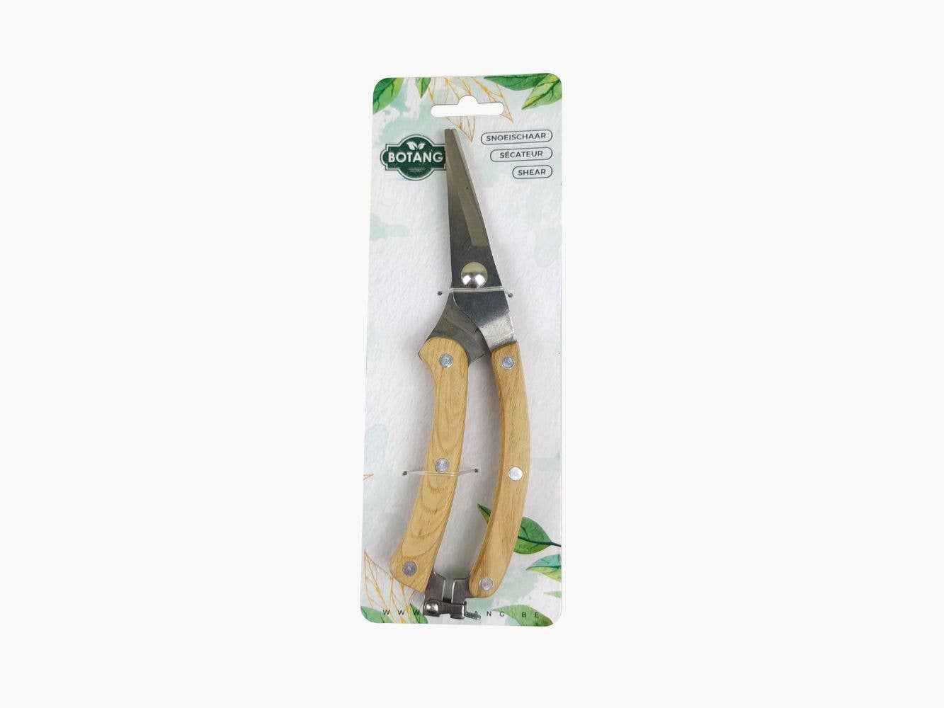 Botang - Vente Outil de jardinage - Sécateurs métalliques avec poignée en bois Botang3
