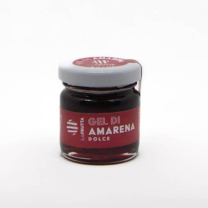 Sweet black cherry sauce for wholesale by LAFRUTTA