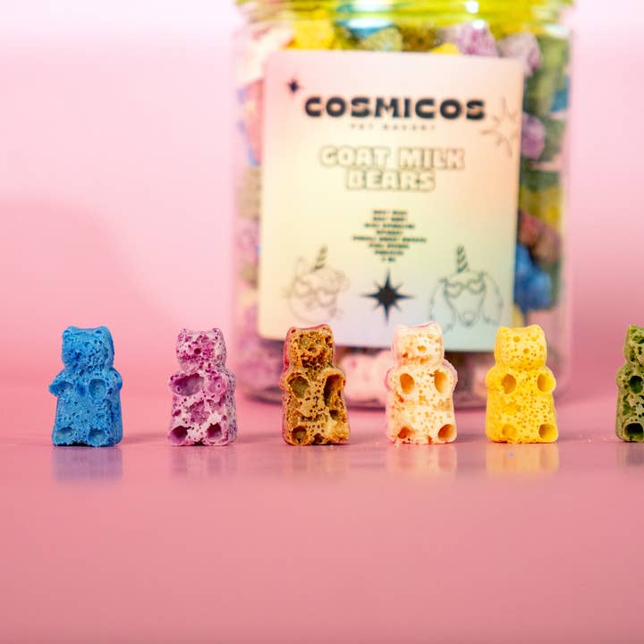 Cosmicos Pet Bakery - Wholesale Pet Treats - Dog - Goat Milk Bears | Treats for Dogs and Cats