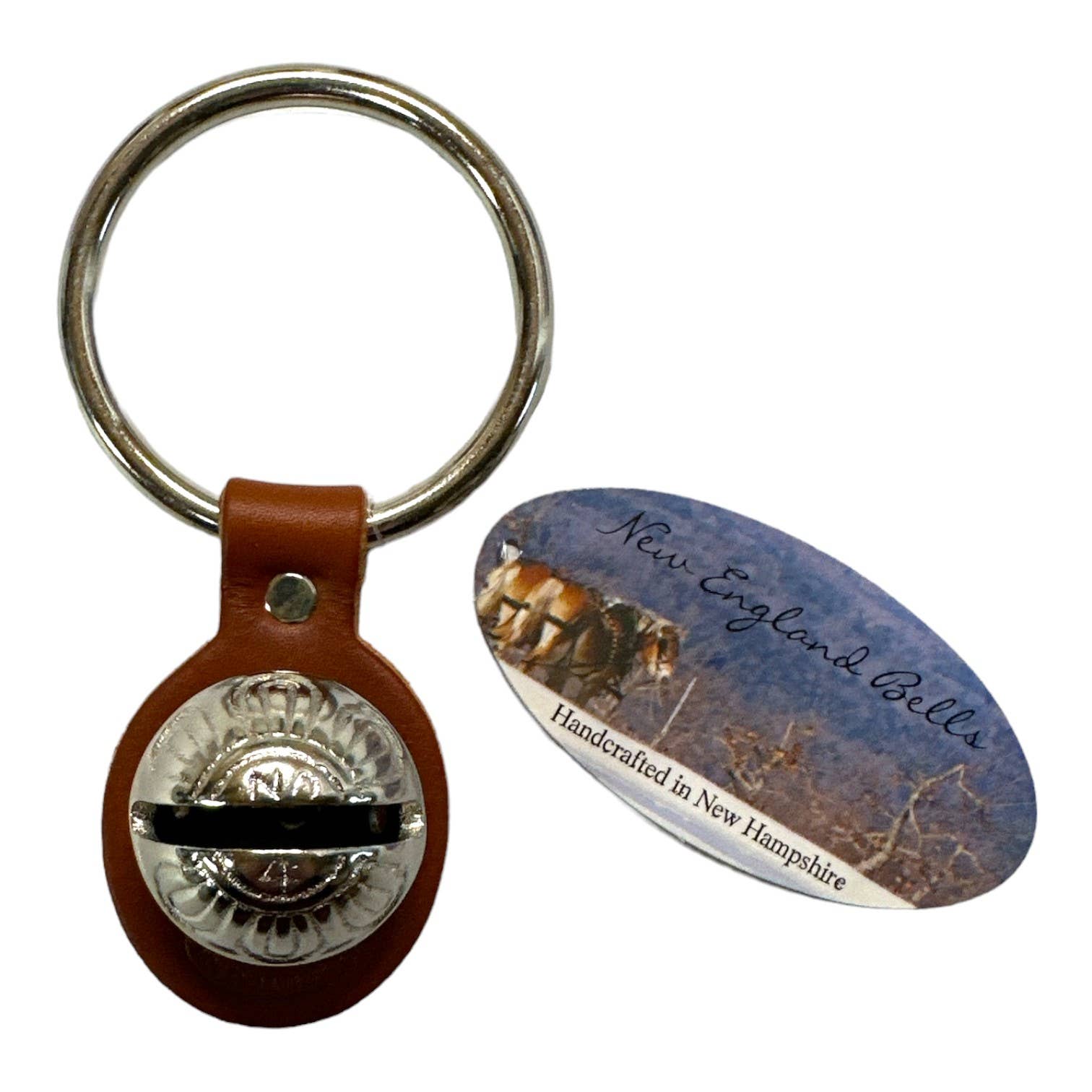 New England Bells - Wholesale Bell - Traditional Strap Bells - #4 Size Bells - 1 Bell on Strap10