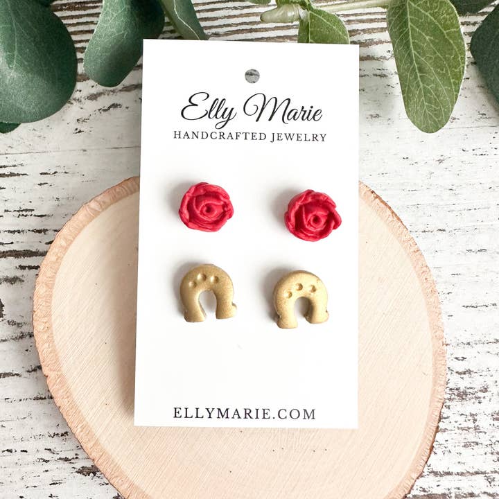 Derby Day Stud Set for wholesale by Elly Marie Jewelry
