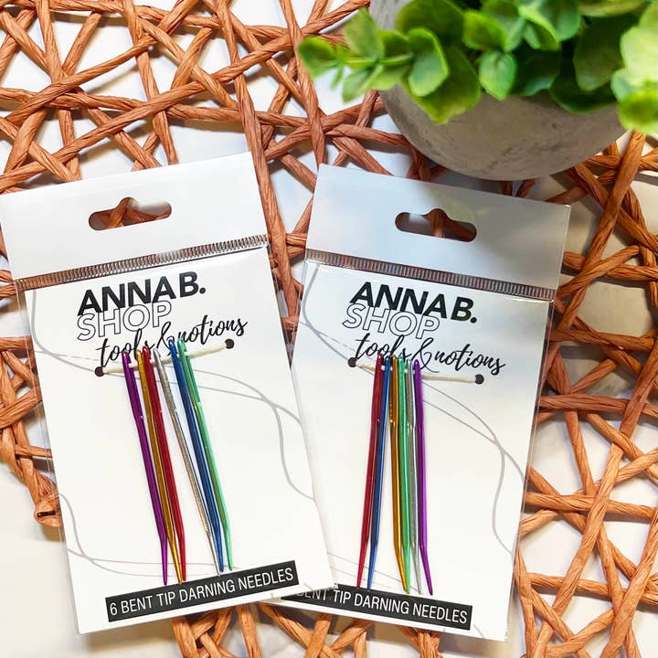 Anna B. Shop - Wholesale Knitting/Crochet Supplies - Bent Tip Darning Needles - Set of 65