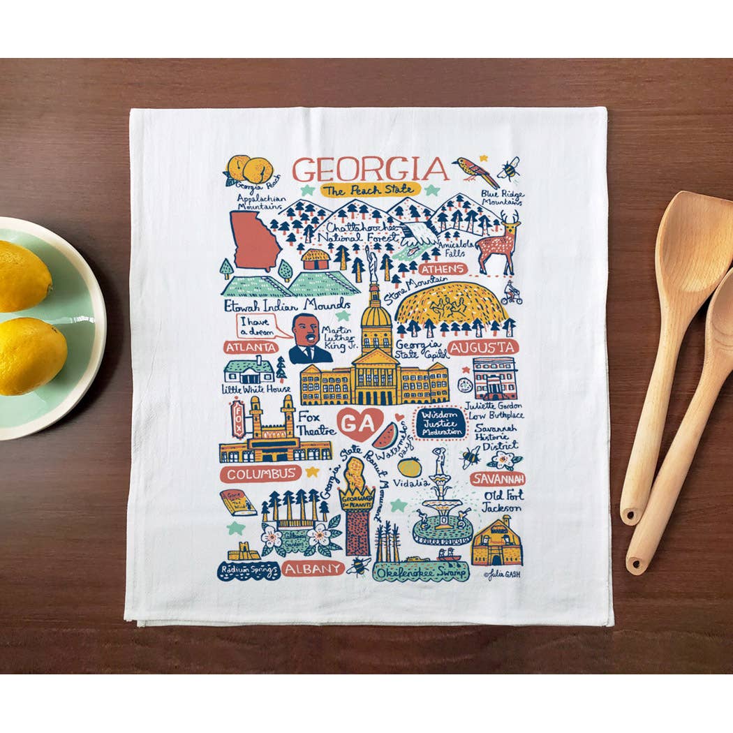 Allport Editions - Wholesale Tea Towel - Statescapes Towel Series - see all 29 States!3