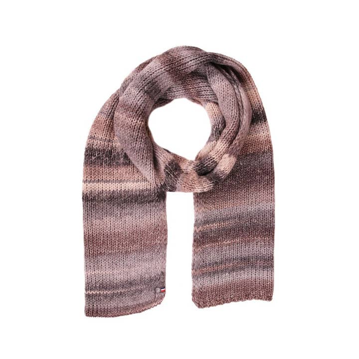 MAISON BONNEFOY - Wholesale Scarf - Women's - RAFAEL - Multicolor chunky knit scarf1